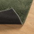 Alfombra pelo corto suave lavable HUARTE verde bosque 80x250
