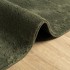 Alfombra pelo corto suave lavable HUARTE verde bosque 80x250