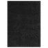 Alfombra de pelo corto suave lavable HUARTE negro 140x200
