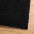 Alfombra de pelo corto suave lavable HUARTE negro 140x200