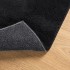 Alfombra de pelo corto suave lavable HUARTE negro 140x200