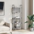 Librería de 5 estantes madera gris Sonoma 60,5x24x166,5