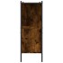 Estantería madera de ingeniería roble ahumado 102x28x77,5