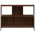 Estantería madera de ingeniería marrón roble 102x28x77,5