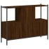 Estantería madera de ingeniería marrón roble 102x28x77,5
