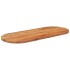 Tablero de mesa ovalado madera maciza de acacia 120x50x3,8