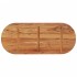 Tablero de mesa ovalado madera maciza de acacia 120x50x3,8