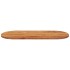 Tablero de mesa ovalado madera maciza de acacia 110x50x2,5