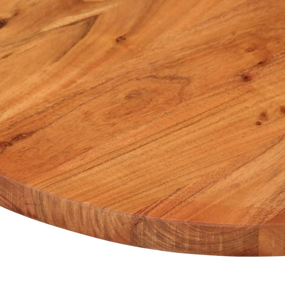 Tablero de mesa ovalado madera maciza de acacia 110x50x2,5