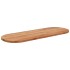 Tablero de mesa ovalado madera maciza de acacia 110x40x2,5