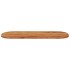 Tablero de mesa ovalado madera maciza de acacia 110x40x2,5