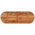 Tablero de mesa ovalado madera maciza de acacia 110x40x2,5