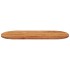 Tablero de mesa ovalado madera maciza de acacia 90x40x3,8