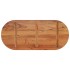 Tablero de mesa ovalado madera maciza de acacia 90x40x3,8