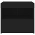 Mesita de noche con luces LED negro 50x40x45