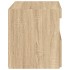Mesita de noche con luces LED roble Sonoma 50x40x45