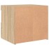 Mesita de noche con luces LED roble Sonoma 50x40x45