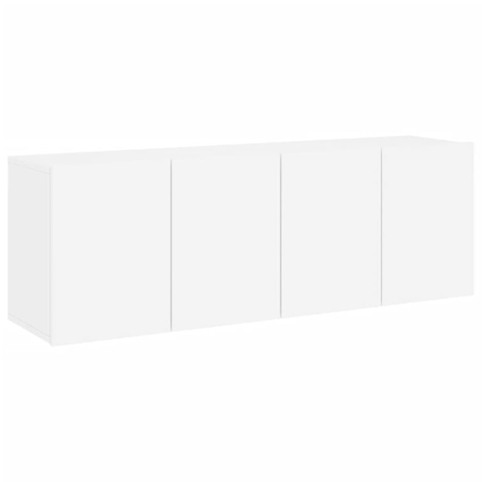 Muebles para TV de pared 2 unidades blanco 60x30x41
