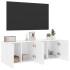 Muebles para TV de pared 2 unidades blanco 60x30x41