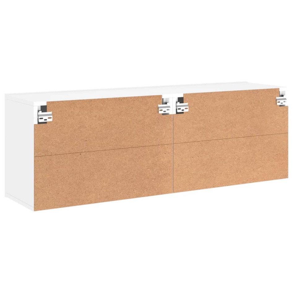 Muebles para TV de pared 2 unidades blanco 60x30x41