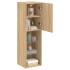 Mueble para TV con luces LED roble Sonoma 30,5x30x102