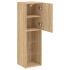 Mueble para TV con luces LED roble Sonoma 30,5x30x102