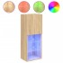 Mueble para TV con luces LED roble Sonoma 40,5x30x102