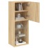 Mueble para TV con luces LED roble Sonoma 40,5x30x102