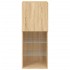 Mueble para TV con luces LED roble Sonoma 40,5x30x102