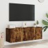 Muebles para TV de pared 2 unidades roble ahumado 60x30x41
