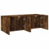 Muebles para TV de pared 2 unidades roble ahumado 60x30x41