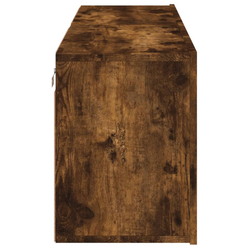 Muebles para TV de pared 2 unidades roble ahumado 60x30x41