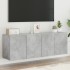 Muebles para TV de pared 2 unidades gris hormigón 60x30x41