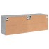 Muebles para TV de pared 2 unidades gris hormigón 60x30x41