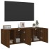 Muebles para TV de pared 2 unidades roble marrón 60x30x41