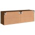 Muebles para TV de pared 2 unidades roble marrón 60x30x41