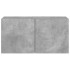 Mueble para TV de pared gris hormigón 80x30x41