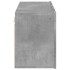 Mueble para TV de pared gris hormigón 80x30x41