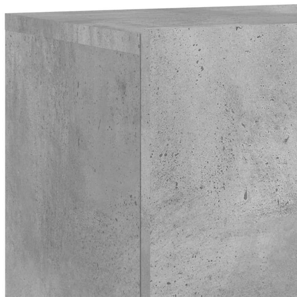 Mueble para TV de pared gris hormigón 80x30x41