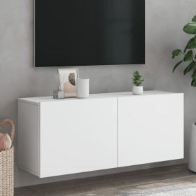 Mueble para TV de pared blanco 100x30x41