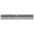 Muebles de pared de TV 2 uds madera gris hormigón 100x30x30