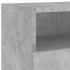 Muebles de pared de TV 2 uds madera gris hormigón 100x30x30