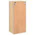 Mueble TV de pared madera ingeniería roble Sonoma 40,5x30x90