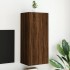 Mueble TV de pared madera ingeniería marrón roble 40,5x30x90