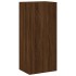 Mueble TV de pared madera ingeniería marrón roble 40,5x30x90