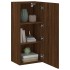 Mueble TV de pared madera ingeniería marrón roble 40,5x30x90