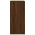 Mueble TV de pared madera ingeniería marrón roble 40,5x30x90