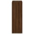 Mueble TV de pared madera ingeniería marrón roble 40,5x30x90