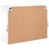 Mueble de TV de pared con luces LED blanco 78,5x30x60,5