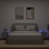 Muebles TV de pared luces LED 2 uds gris hormigón 40,5x35x40